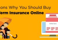 Reasons to Buy Term Insurance Online